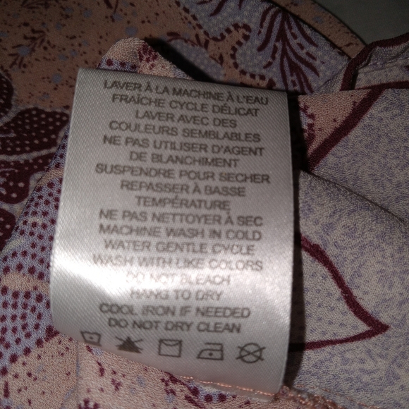 Joie Multi Colored Floral Print Top SP - Picture 7 of 12